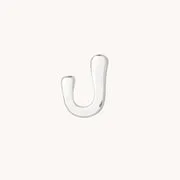 Astrid & Miyu A Initial Click breloque or blanc lettre A