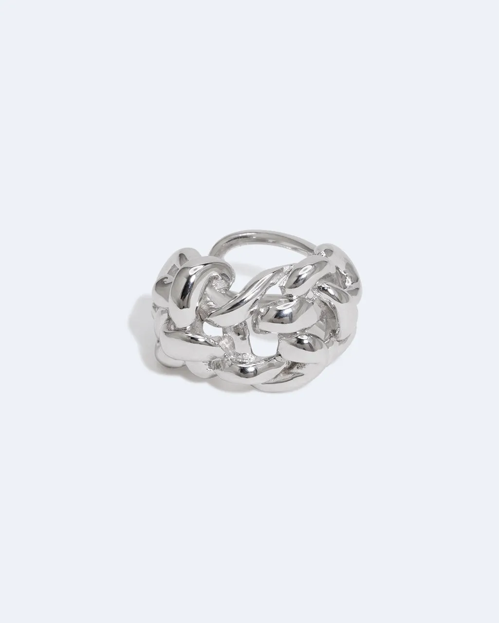 Completedworks Woven manchette oreille argent recyclé
