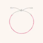 Astrid & Miyu Topaz April bracelet perles or blanc topaze