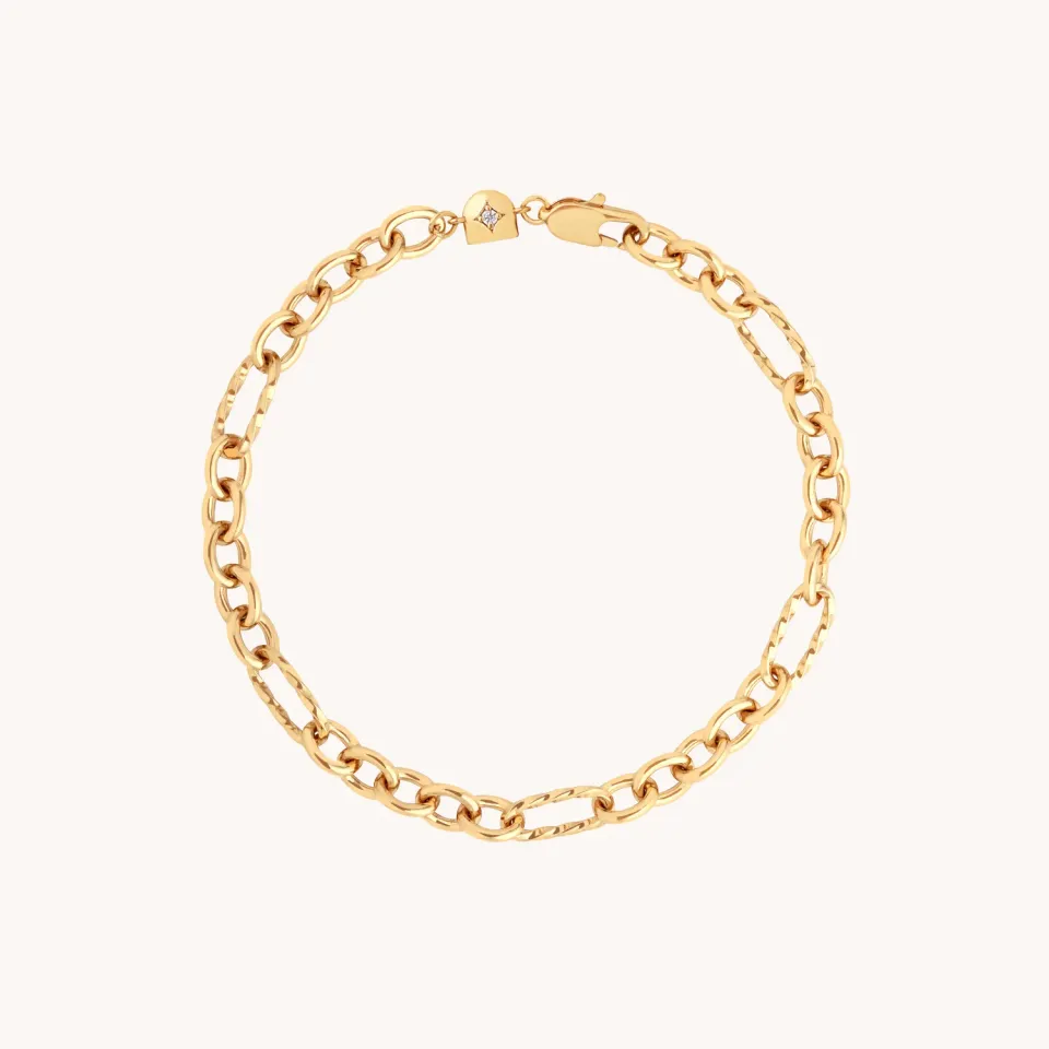 Astrid & Miyu Bold Chain bracelet or gros maillons