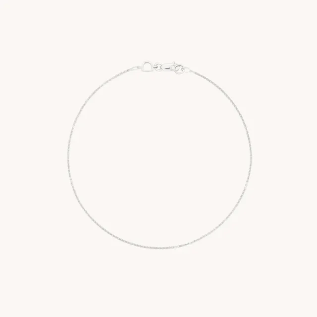 Astrid & Miyu Shoreditch Story bracelet or blanc chaîne