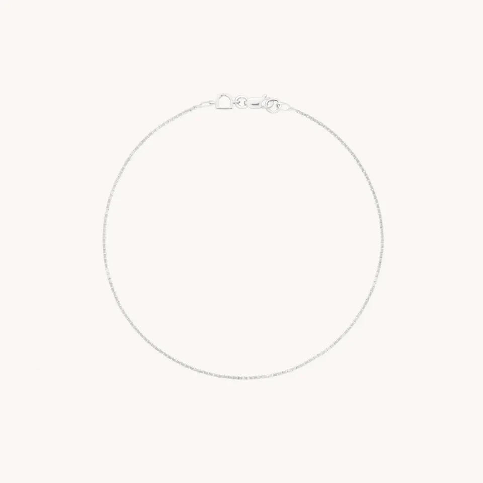 Astrid & Miyu Shoreditch Story bracelet or blanc chaîne
