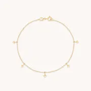 Astrid & Miyu Star Charm breloque or jaune 9 carats