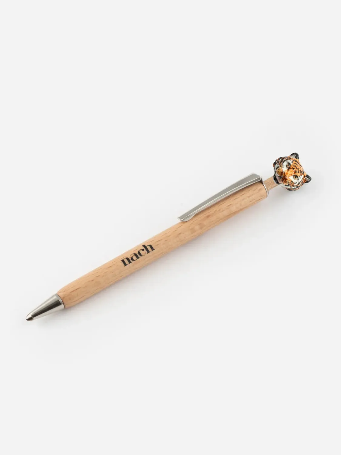 Nach Bijoux La Tanière Khéops stylo bois encre bleue