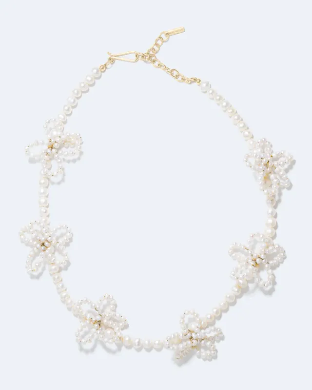 Completedworks Milk and Honey collier perles vermeil or