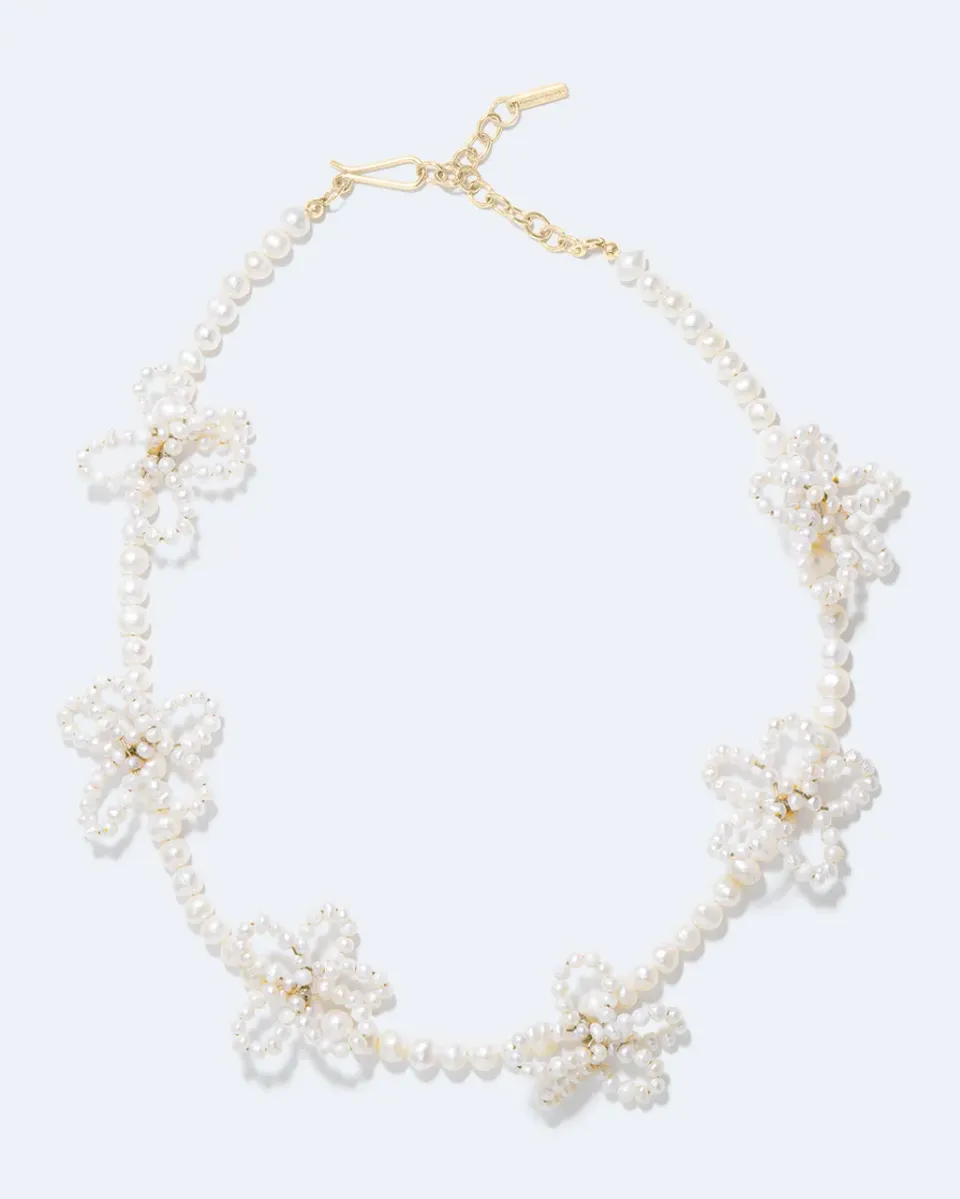 Completedworks Milk and Honey collier perles vermeil or