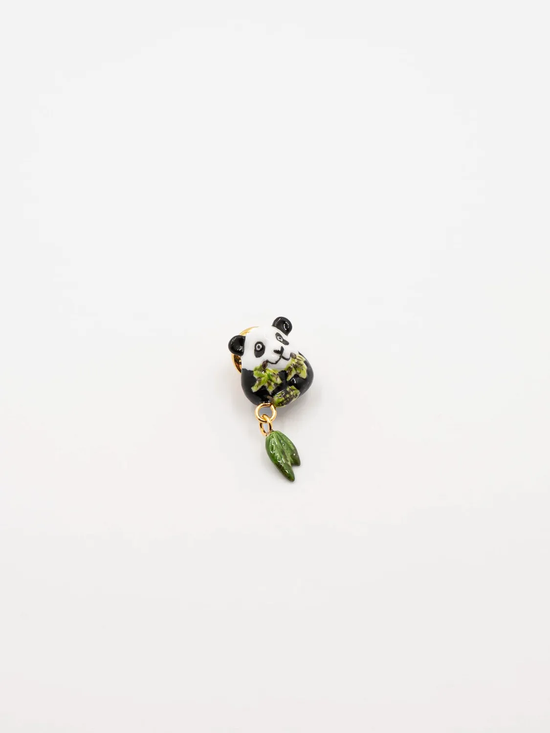 Nach Bijoux panda pin’s porcelaine doree 30 mm