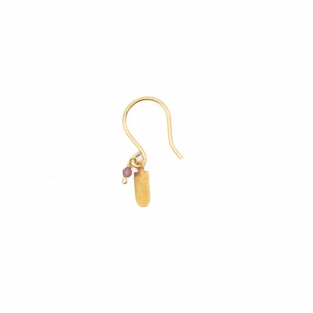 Le Fourbi de Capucine FDC28D boucles grenat doré