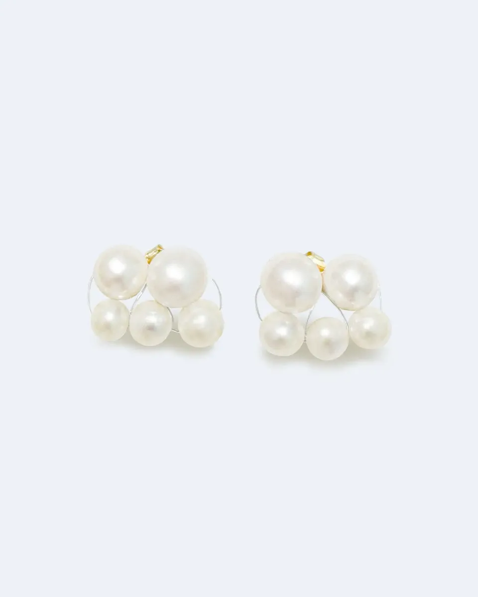 Completedworks Universal Code boucles perles vermeil doré