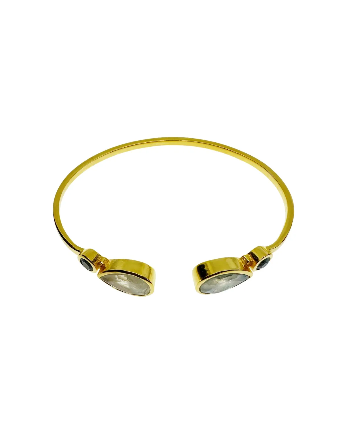 Le Fourbi de Capucine N108 bracelet pierre de lune labradorite