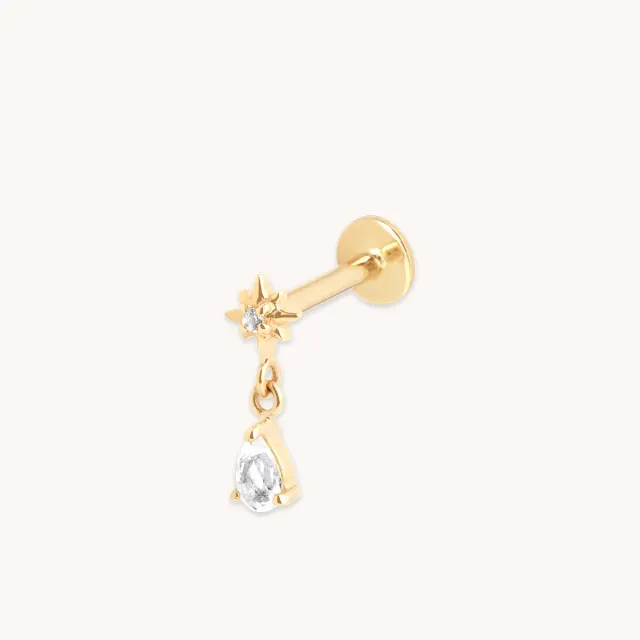 Astrid & Miyu Cosmic Charm piercing or massif diamant