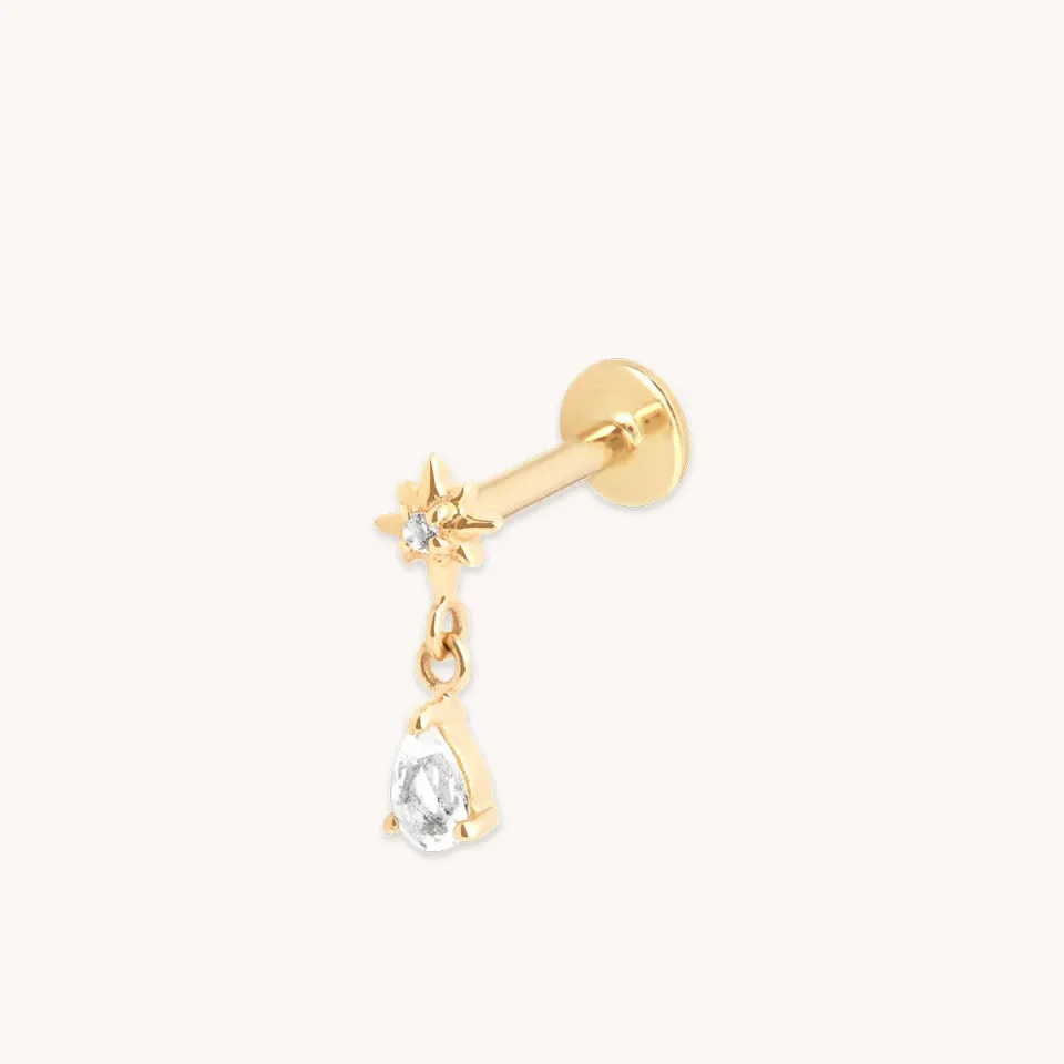 Astrid & Miyu Cosmic Charm piercing or massif diamant