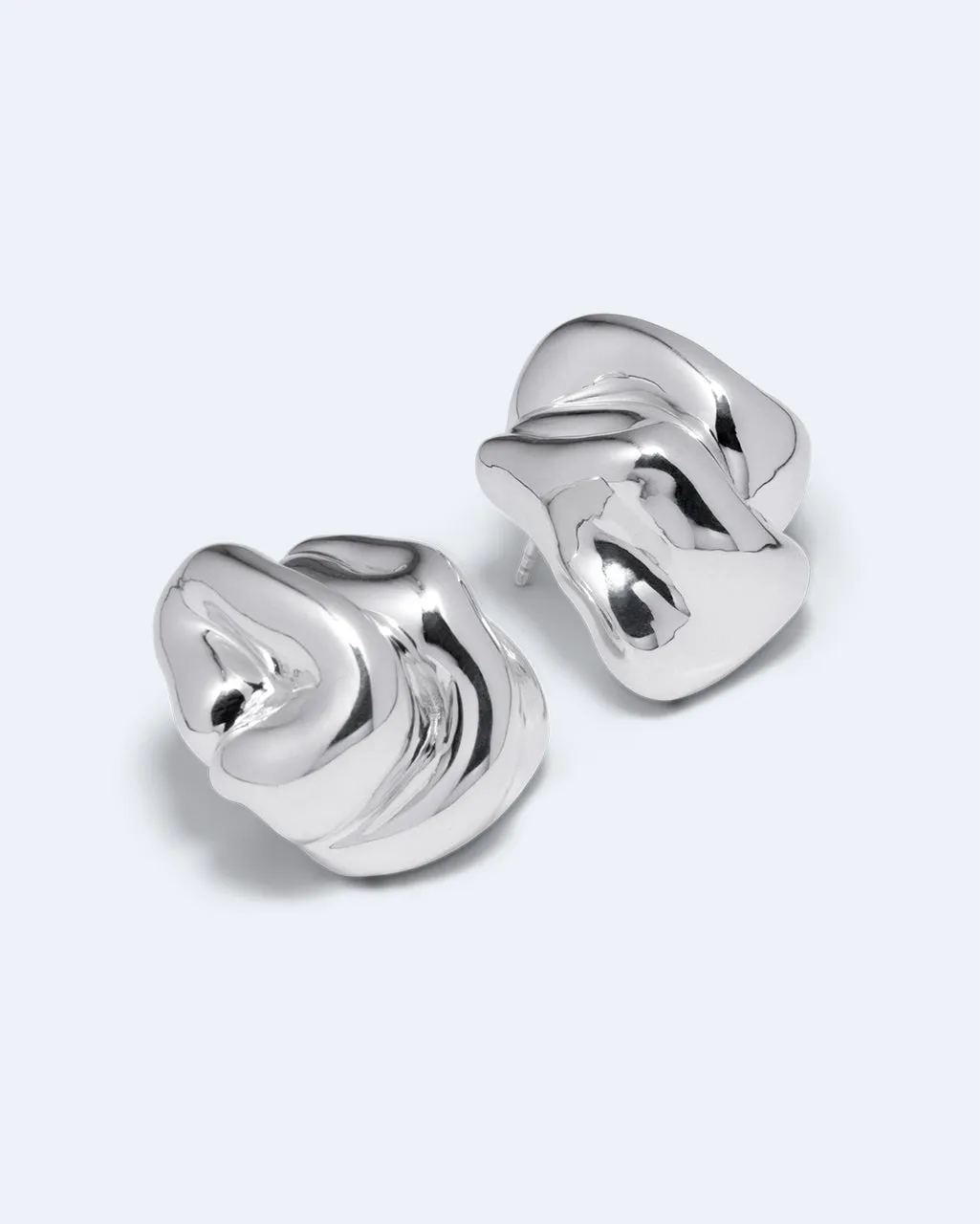 Completedworks Knoll boucles d’oreilles argent recyclé