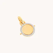 Astrid & Miyu Charm Pin broche dorée à breloques