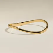 Astrid & Miyu Pavé Knot jonc bracelet nœud doré