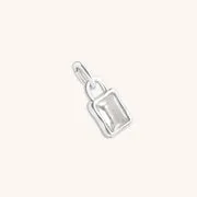 Astrid & Miyu September Lapis charm clip argent pierre bleue