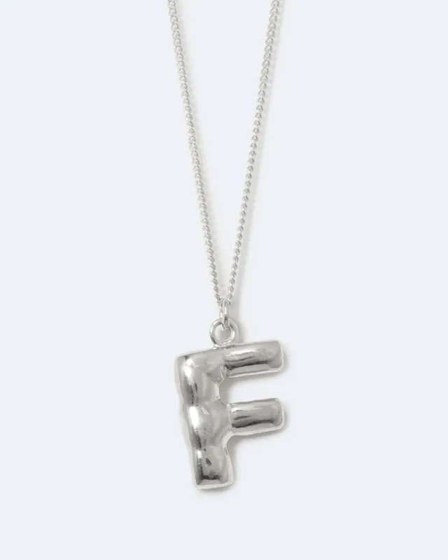 Completedworks Classicworks F collier lettre argent