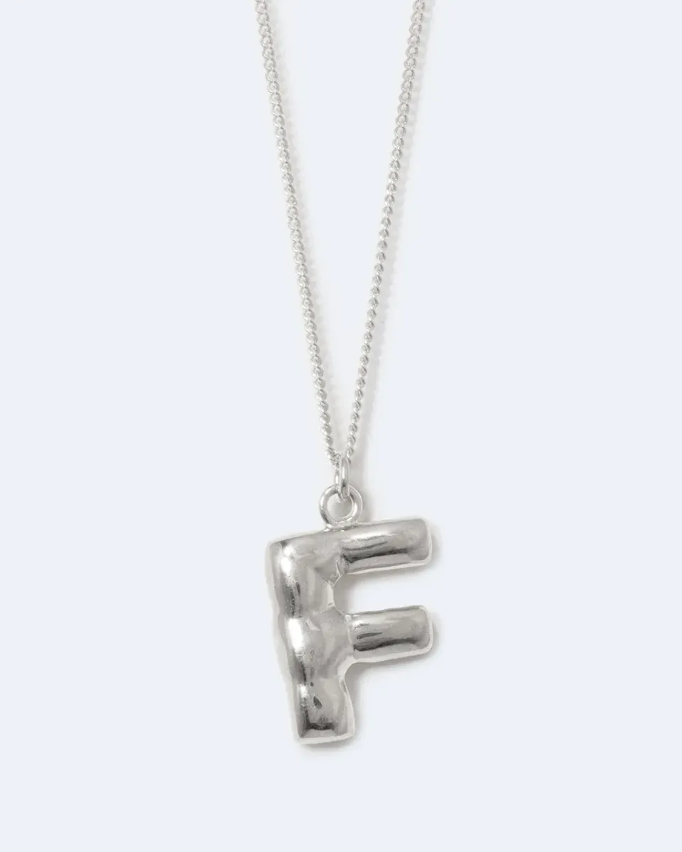 Completedworks Classicworks F collier lettre argent