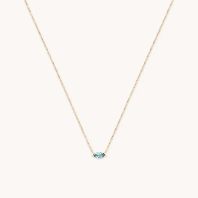 Astrid & Miyu Alexandrite Marquise collier or massif