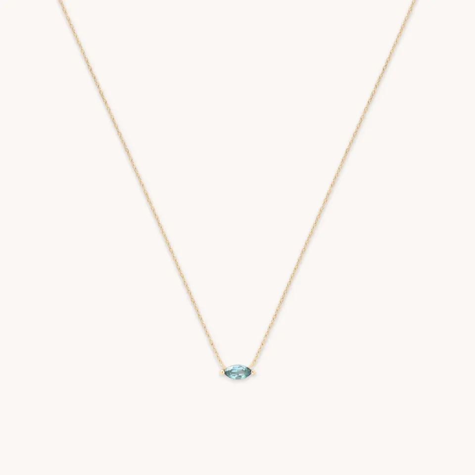 Astrid & Miyu Alexandrite Marquise collier or massif