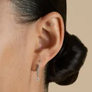 Astrid & Miyu Floating Diamond Small piercing or blanc massif