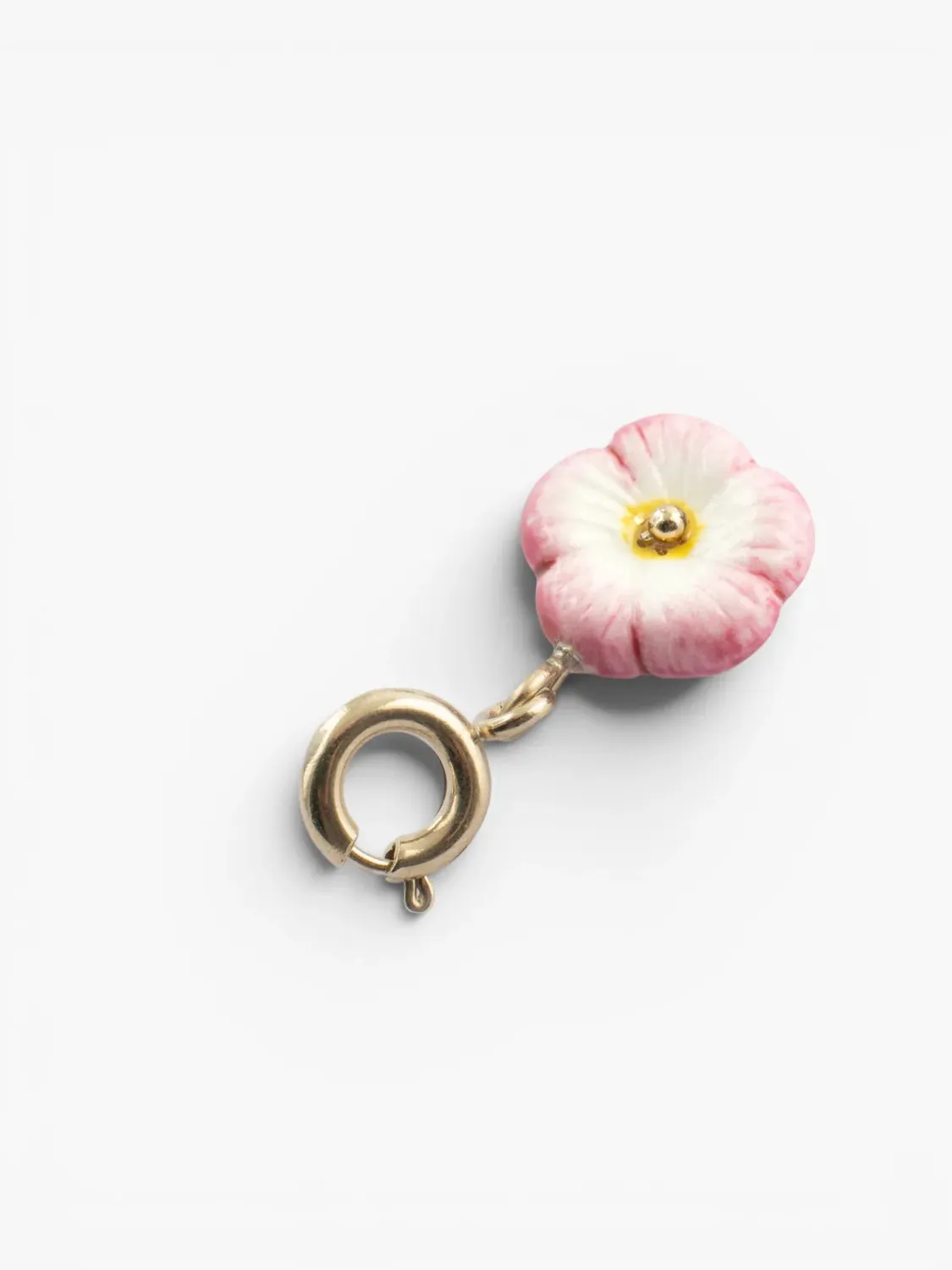 Nach Bijoux rose céleste charm porcelaine
