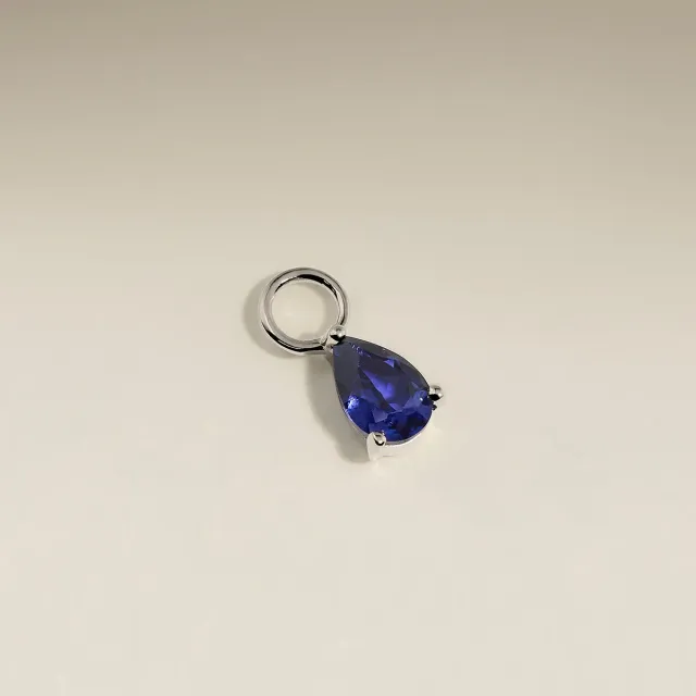 Astrid & Miyu Sapphire September charm or blanc massif
