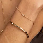 Astrid & Miyu Love Heart bracelet charms cœur doré