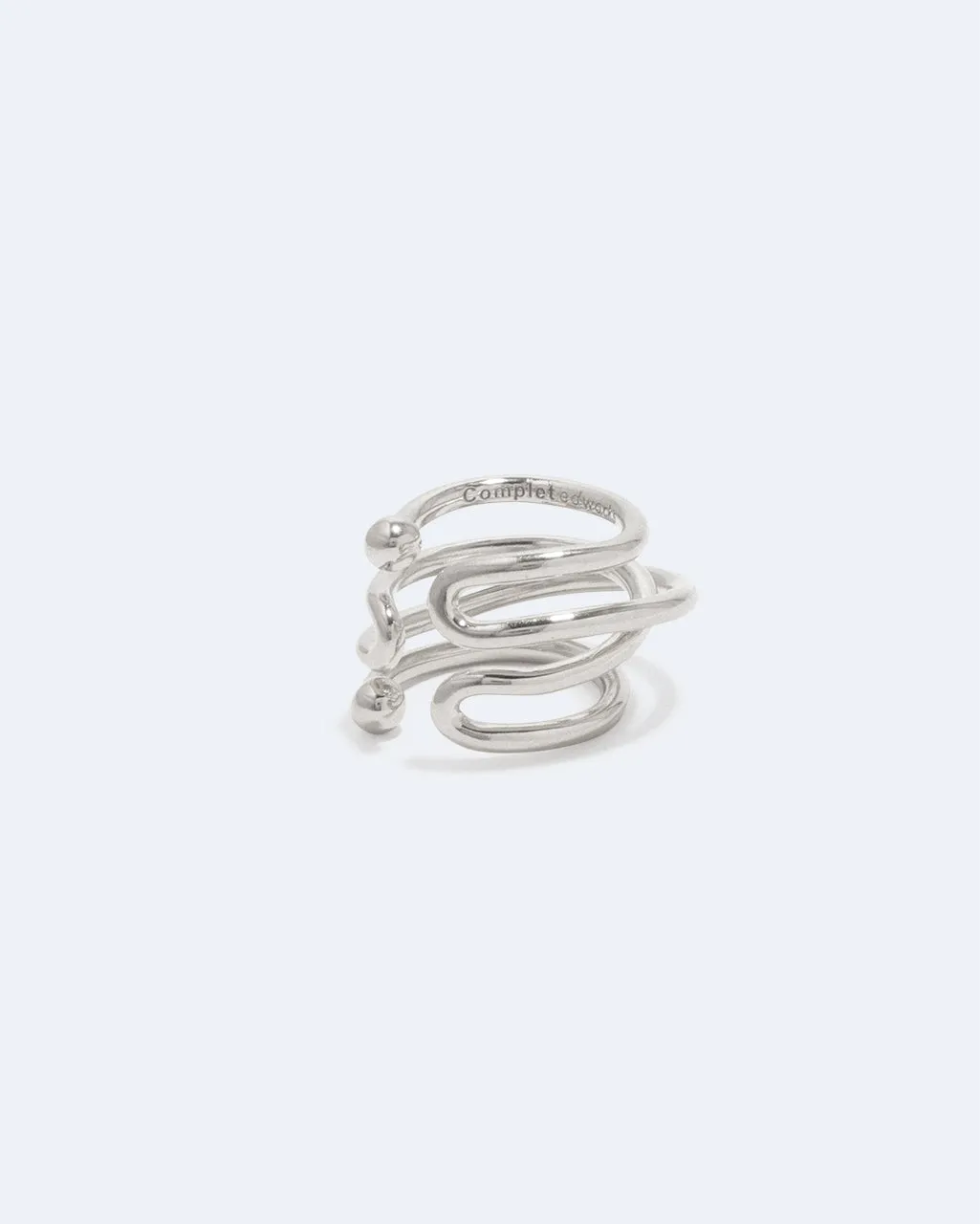 Completedworks Blast manchette d'oreille argent recyclé sans perçage