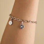 Astrid & Miyu Bold Link bracelet argent mailles