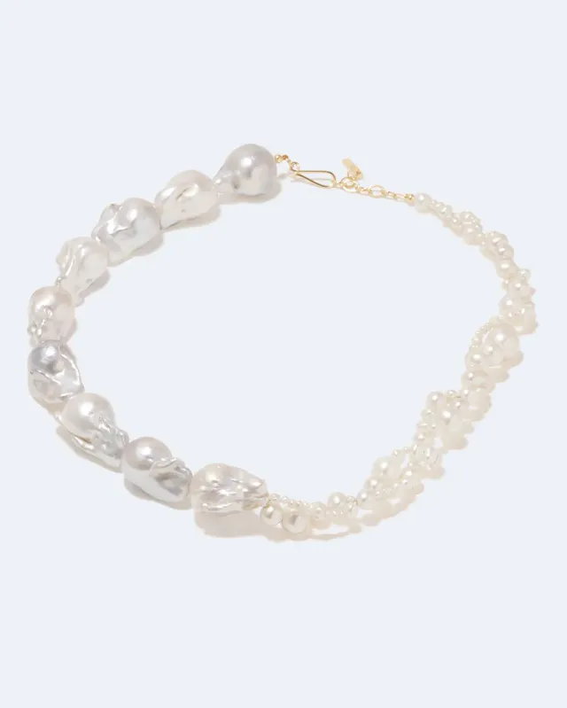 Completedworks Parade of Possibilities collier perles plaqué or