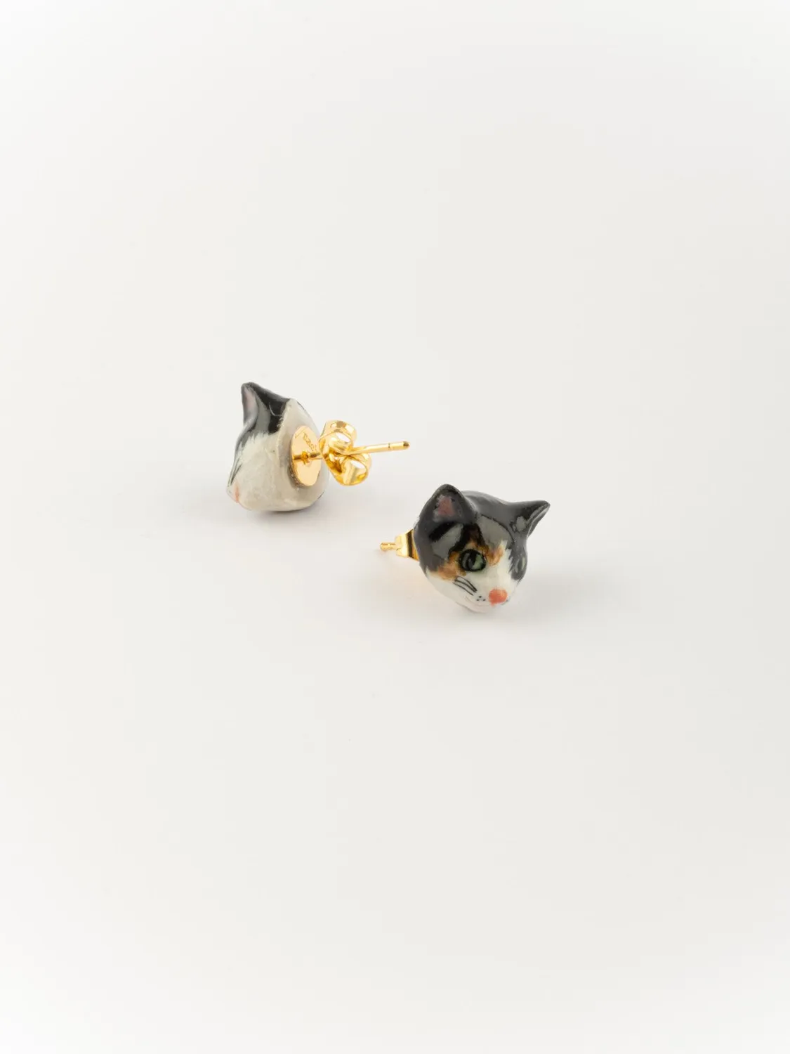 Nach Bijoux Boucles puces chat oreilles 13 mm paire