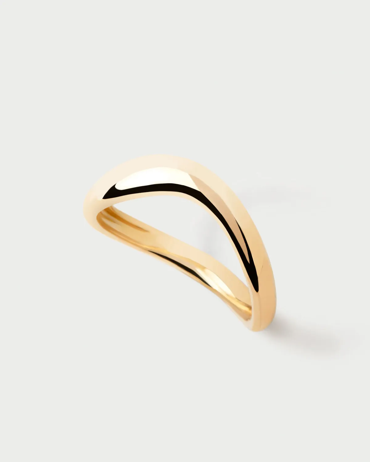 PDPAOLA Celeste bague or jaune 18 carats 5 mm