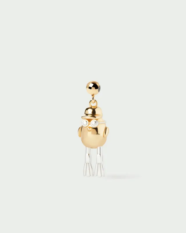 PDPAOLA Scuba Diver charm plongeur argent