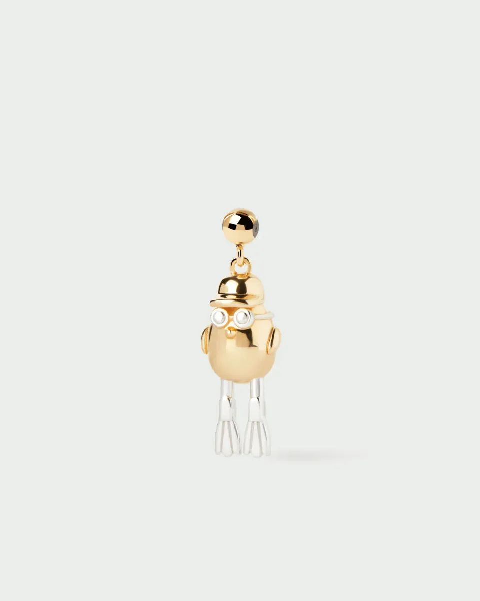 PDPAOLA Scuba Diver charm plongeur argent