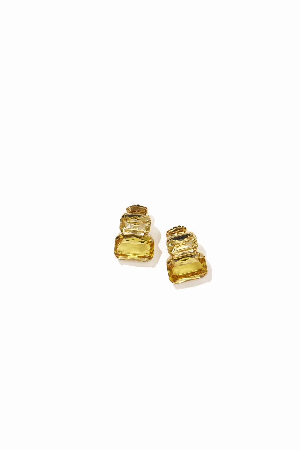 Philippe Ferrandis Baléares dormeuses doré or fin 24 carats