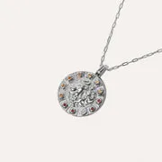 Astrid & Miyu Leo Bold collier argent zodiaque Lion