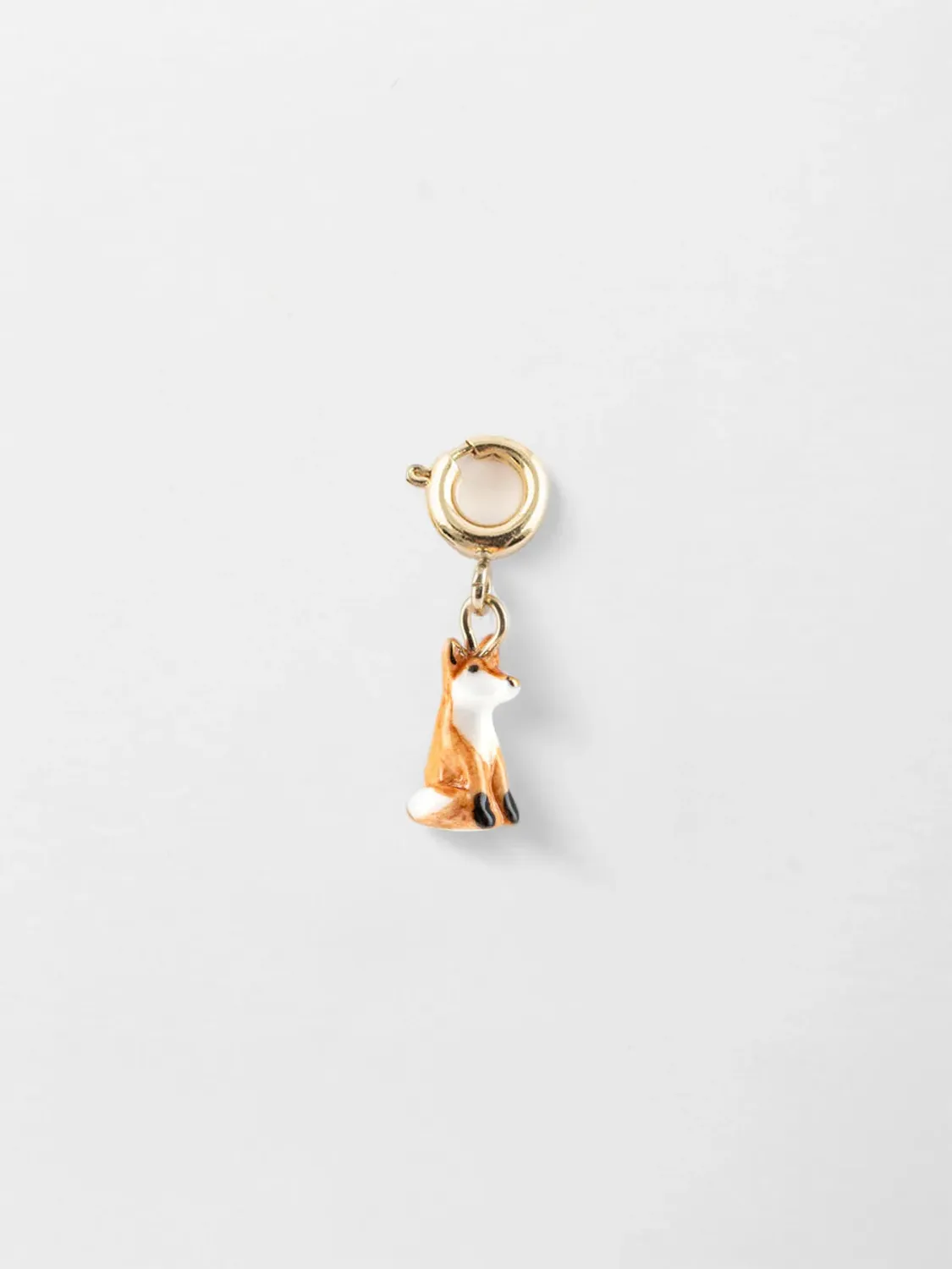 Nach Bijoux Charm's renard charme porcelaine dorée