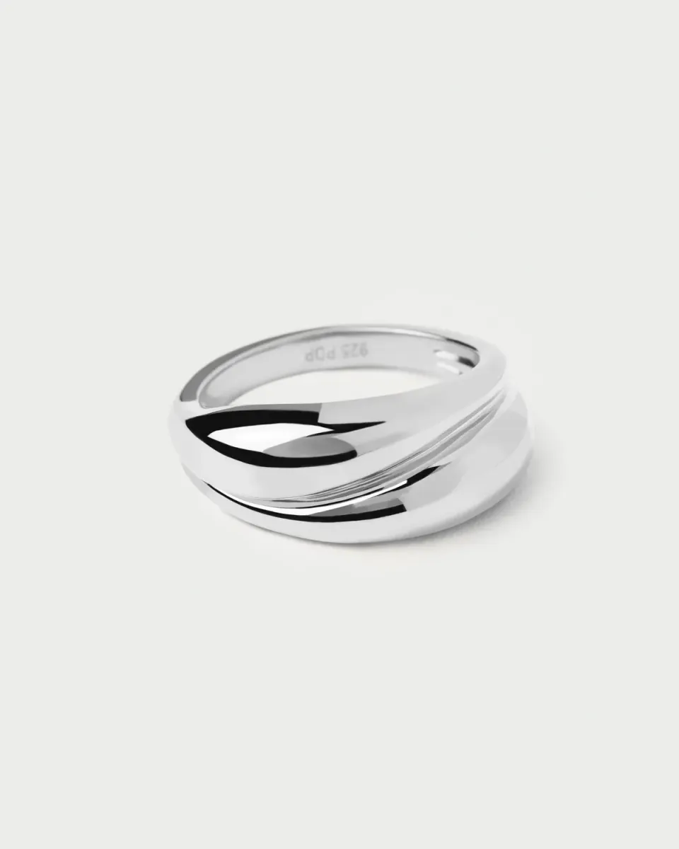 PDPAOLA Desire bague argent large sans pierre