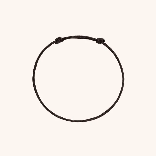 Astrid & Miyu Story Strand bracelet noir