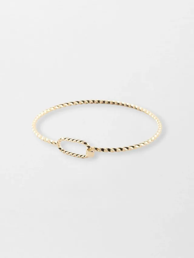 Nach Bijoux Jonc torsadé Mix and Match laiton doré