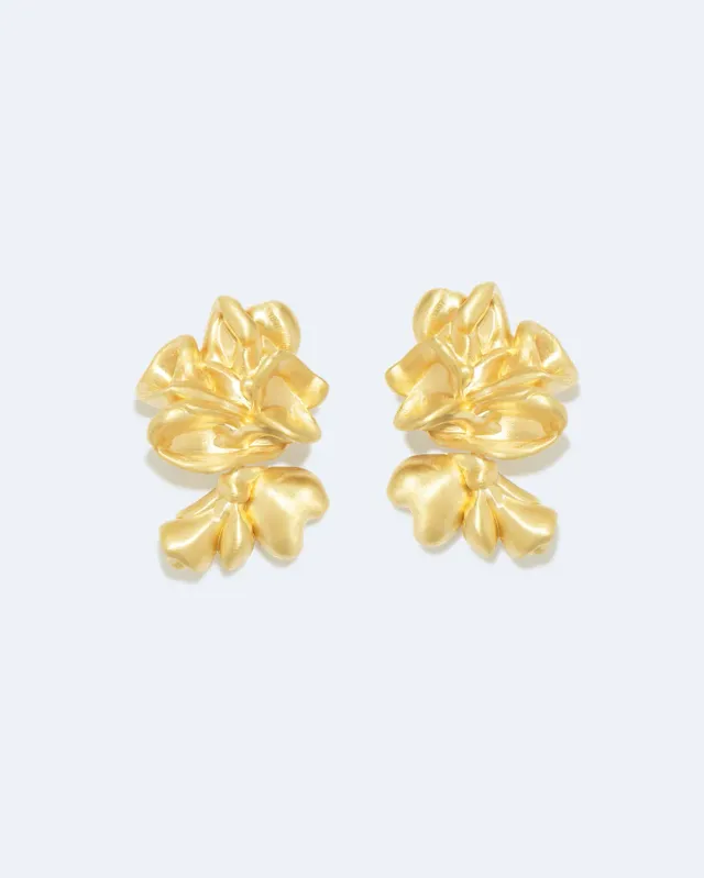 Completedworks Splotch boucles d’oreilles vermeil doré
