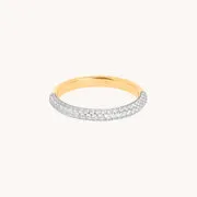 Astrid & Miyu Pavé Essential bague argent pavé