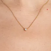 Astrid & Miyu Essential Crystal Pendant collier doré