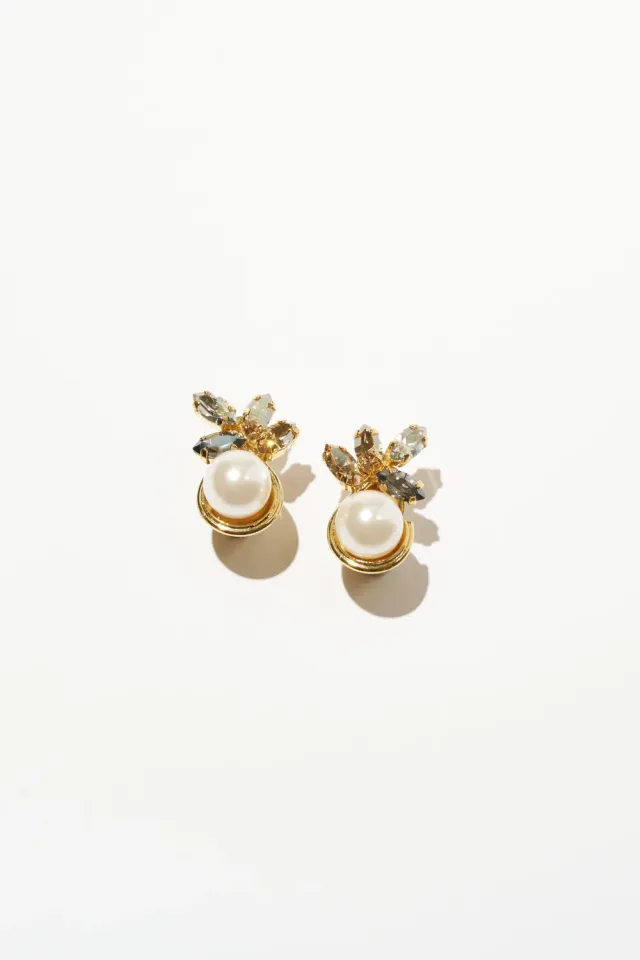 Philippe Ferrandis Cérès boucles d'oreilles clips doré