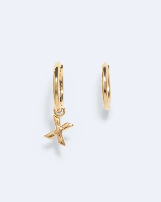Completedworks Classicworks boucles dépareillées vermeil