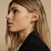 Astrid & Miyu Molten Huggies boucles or massif quartz