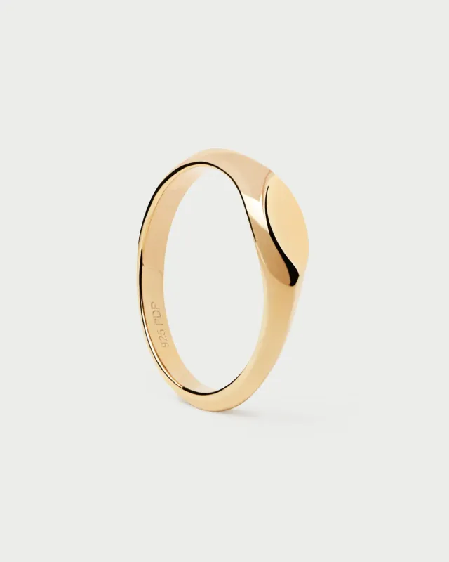 PDPAOLA Vanilla Duke Stamp bague sceau 5 mm