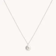 Astrid & Miyu October boucles d’oreilles opale or blanc massif