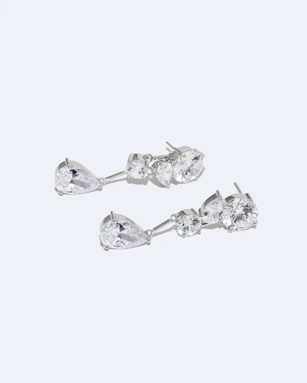 Completedworks Torrents Under The Ice boucles d'oreilles argent